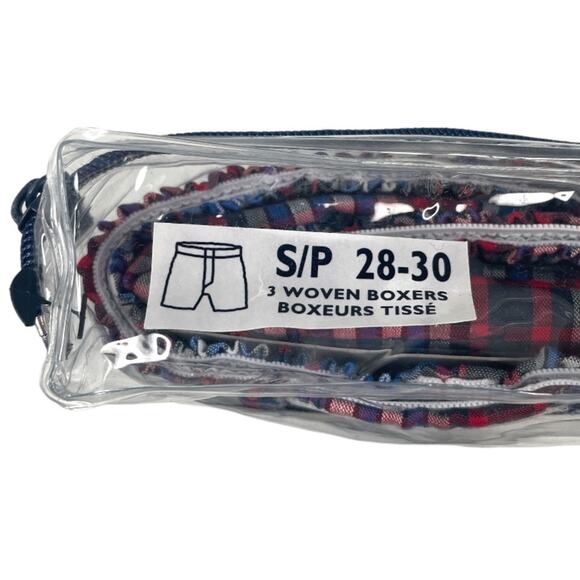 Tommy Hilfiger 3 Pack of Boxers Red Blue Size Small 28-30 - Picture 4 of 4